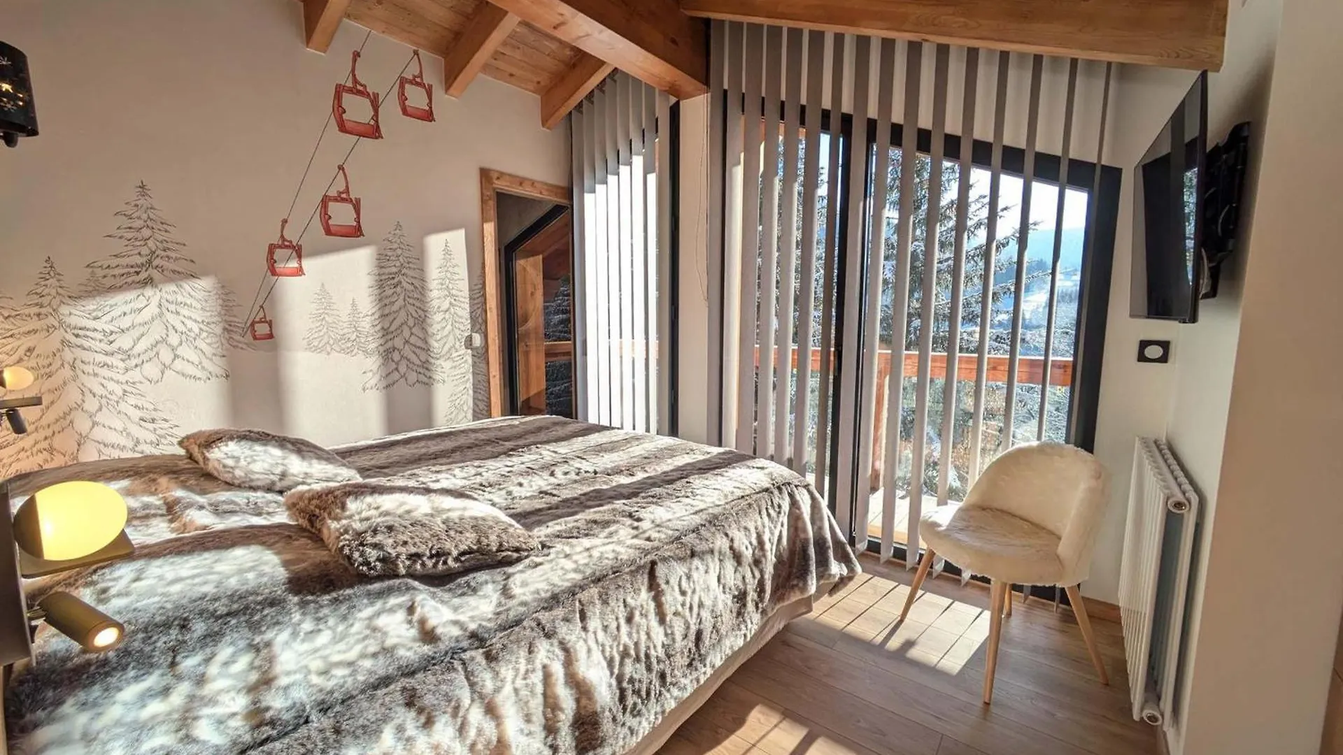 Les Gets - Chalet Moderne 5 Chambres Avec Jacuzzi, Cheminee Et Garage - Fr-1-623-367